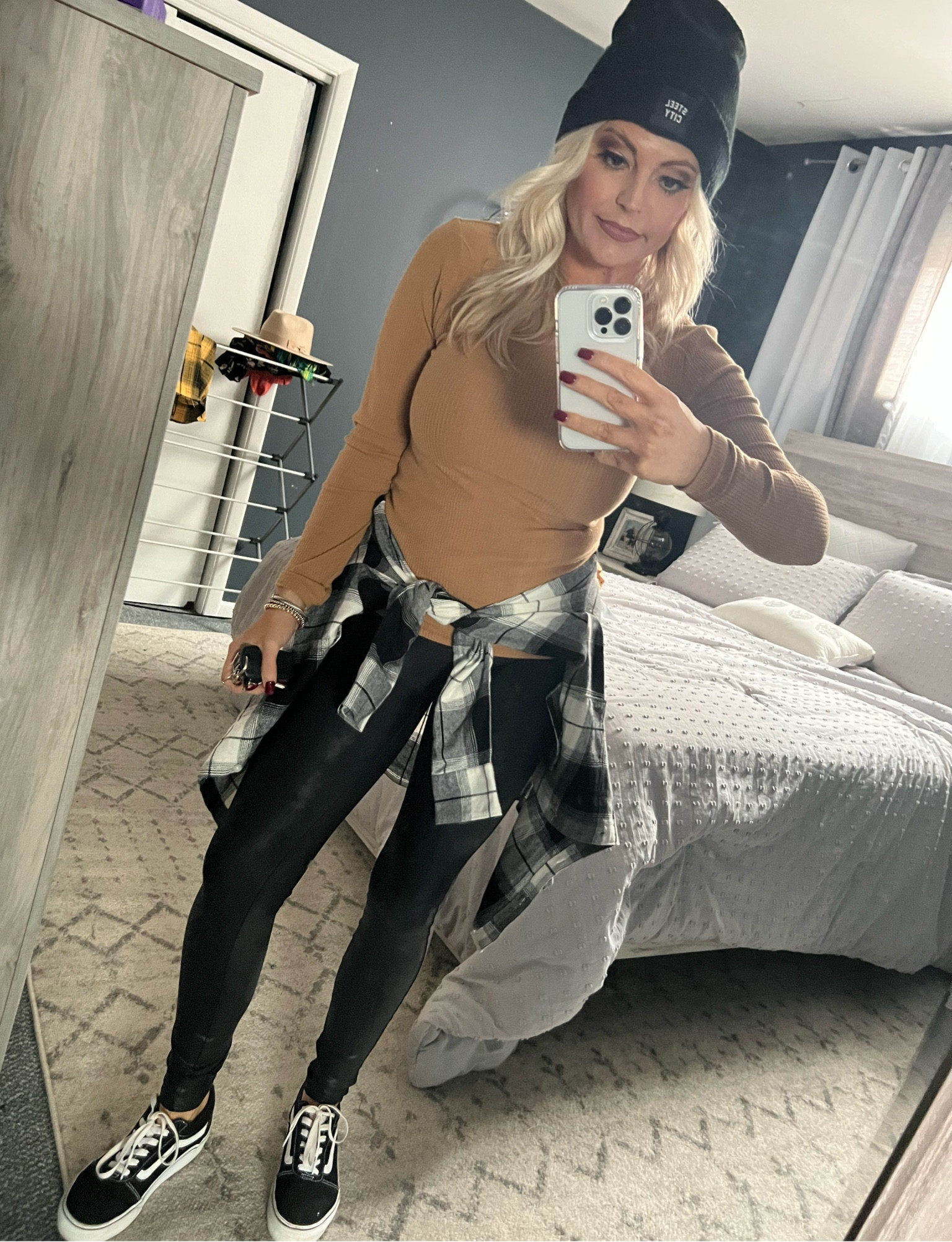 Fall vibes #flannel #falllooks #beanie#LTKHoliday 

#LTKunder50 #LTKSeasonal