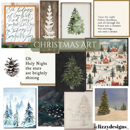 Christmas Art
Perfect for an art ledge, leaning on  console or hanging on the wall✨
Christmas decor
Christmas painting 
Christmas tree art
Holiday wall art 

#LTKfindsunder100 #LTKSeasonal #LTKHoliday