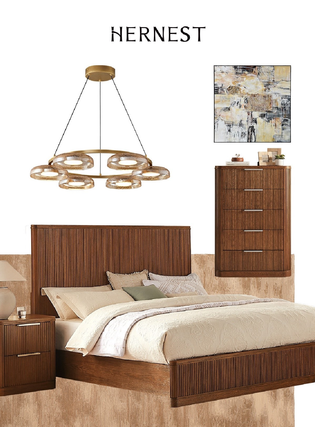 Warm tones + fluted finishes and statement lighting make all the difference😍 @hernest_official #ad

✨Shop this look at Hernest and the rest of my picks. Use code BROOKEMORALES15 to save 15%✨

#LTKSaleAlert #LTKHome #LTKStyleTip