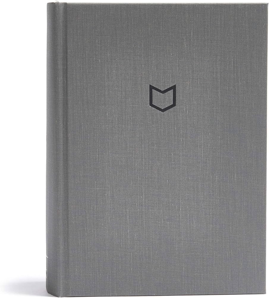 CSB He Reads Truth Bible, Charcoal Cloth Over Board, Black Letter, Wide Margins, Journaling Space... | Amazon (US)