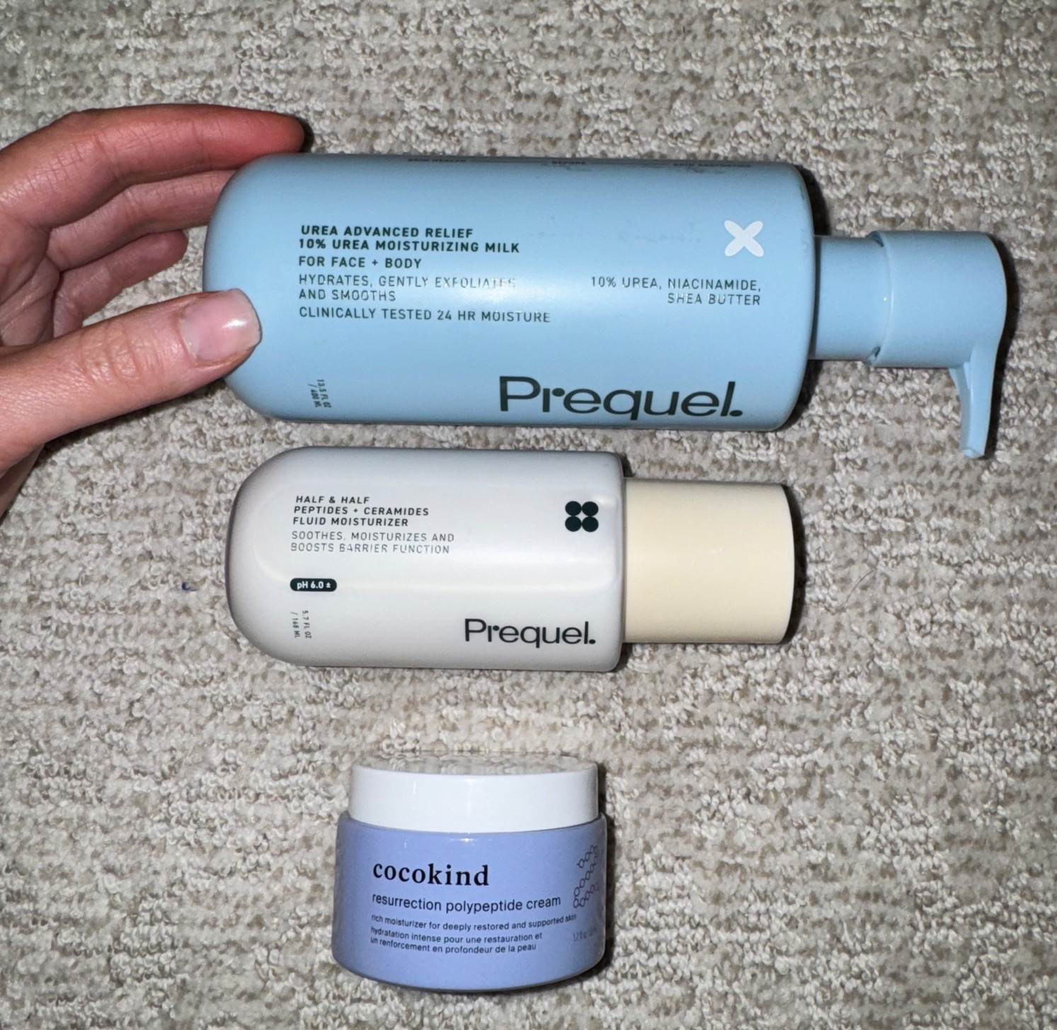 No more dry skin!!! Why did I sleep on these brands for so long? If you want affordable and quality skin care, here are a couple items to add to your routine for exfoliated, smooth, moisturized skin with barrier protection.

Following a double cleanse I will apply the urea moisturizing milk and top it with the fluid moisturizer that is loaded with peptides. If you want to take it one step further, top with Cocokind polypeptide cream at night. ￼

#youthfulskin
#Beauty
#TargetFinds
#Prequel
#CocoaKind
#SkinCareRoutine
#Self-care

#LTKselfcare #LTKmorningroutine #LTKBeauty