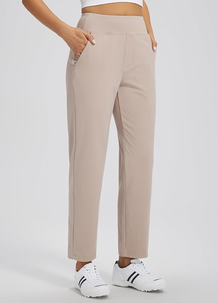 Libin Women's Golf Pants Stretchy Casual Travel Pant 7/8 Ankle Pants Athletic Sweatpants Dress Bu... | Amazon (US)