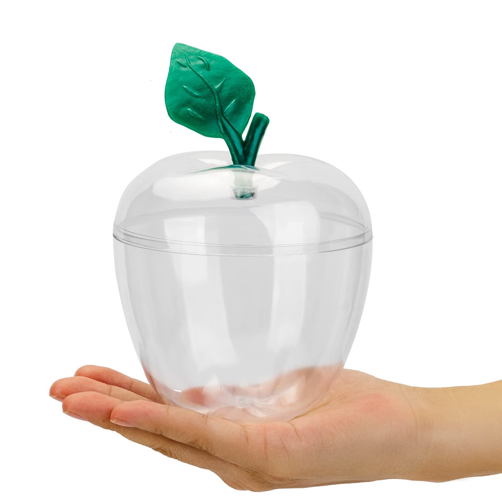 HANZE Large Clear Apple Container, Apple Shaped Candy Toy Filling Containers Jar, Back To School ... | Amazon (US)