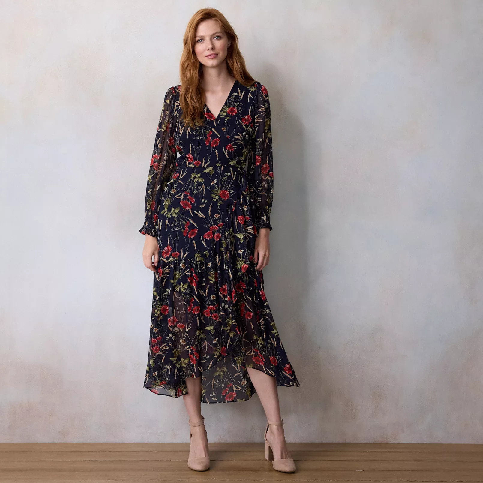 Women's LC Lauren Conrad Long Wrap Maxi Dress | Kohl's