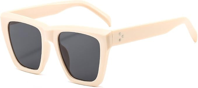 ZENYS Fashion Large Frame Cat Eye Men and Women Sunglasses (Color : 2, Size : 1) | Amazon (US)