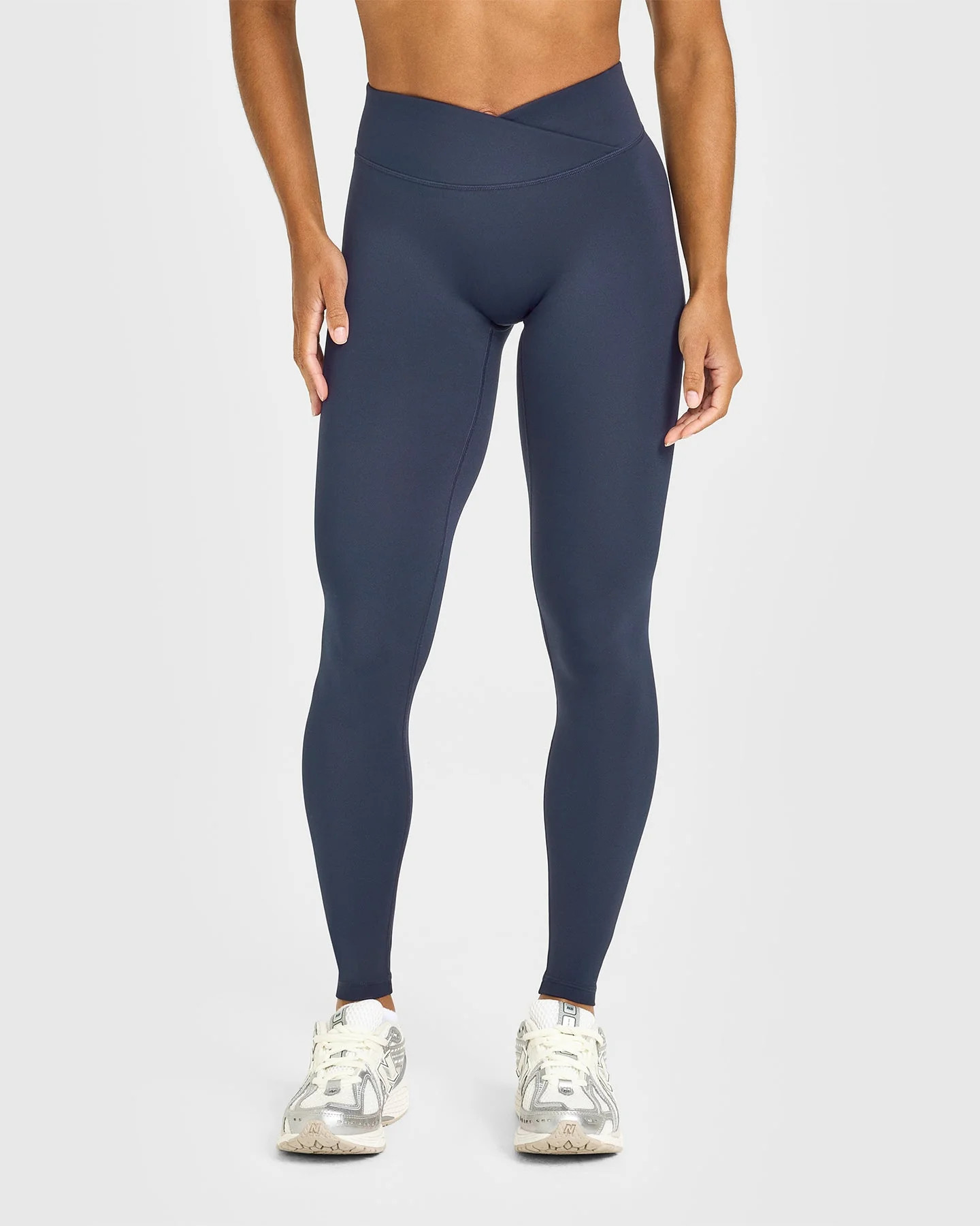 Unified Wrap Leggings White Logo 
 True Blue | Oner Active (UK / US)