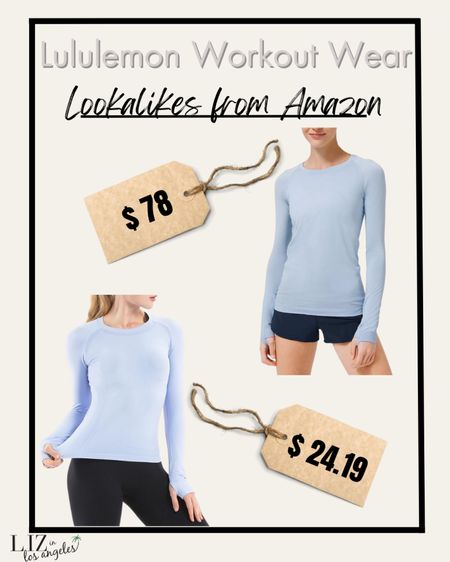If you are a fan of long sleeves for working out or need some workout wear for the cold months of winter, the Lululemon Swiftly Tech Long-Sleeve Shirt 2.0 is a must-have! It is so comfortable and fits like a glove! It is a very slimming shirt and a popular style.


This Lululemon Swiftly Tech Long-Sleeve Shirt 2.0 lookalike from Amazon comes with 4.5 stars and another amazing set of reviews for their similar style! Reviewers say that the buttery soft material of the shirt is a 10/10 and that it is the perfect lookalike with good reason. This long sleeve tee for working out from Amazon would be perfect for the colder months and is a great, affordable alternative!

The Lululemon Swiftly Tech Long-Sleeve Shirt 2.0 lookalike from Amazon is $30 (check for sales) and comes in sizes XS-XXL.

#LTKU #LTKfitness #LTKunder50