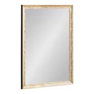 Kate and Laurel Illiona 18.00 in. W x 24.00 in. H Gold Rectangle Transitional Framed Decorative W... | The Home Depot