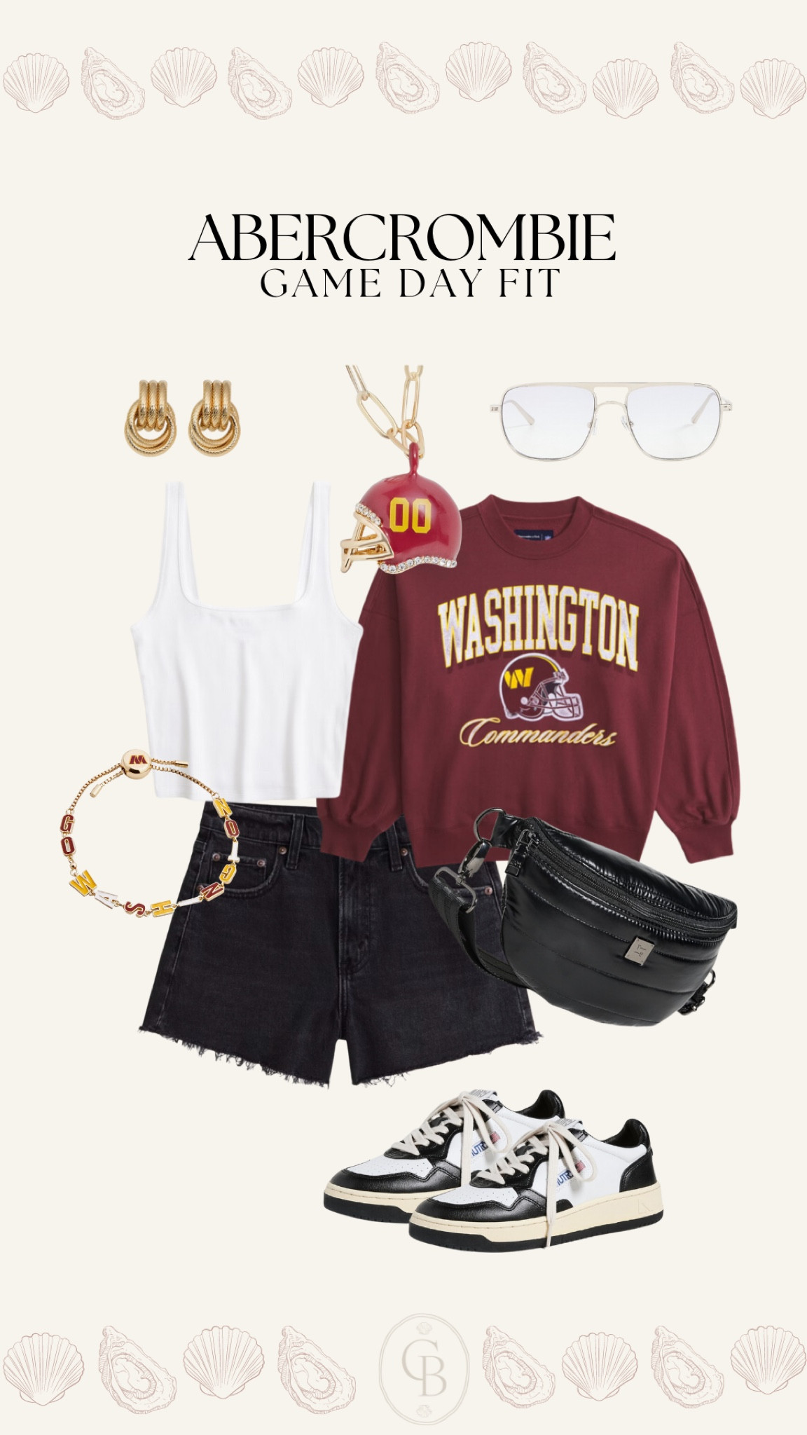 Washington commanders sweatshirt and game day outfit 

#LTKStyleTip #LTKFallSale