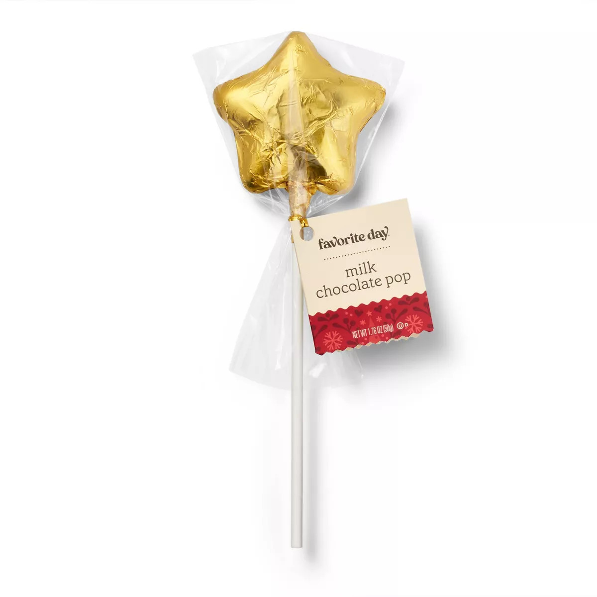 Christmas Chocolate Star Pop - 1.76oz - Favorite Day™ | Target
