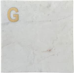 Boards by Bleu Monogram Marble Cheese Board, Hand Crafted Marble Cutting Board from White Marble ... | Amazon (US)