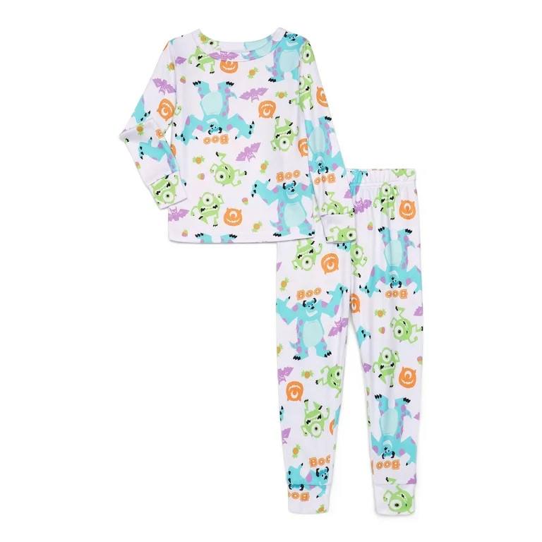 Monsters Inc. Toddlers' Halloween Pajama Top and Pants Set, 2-Piece, Sizes 12M-5T | Walmart (US)