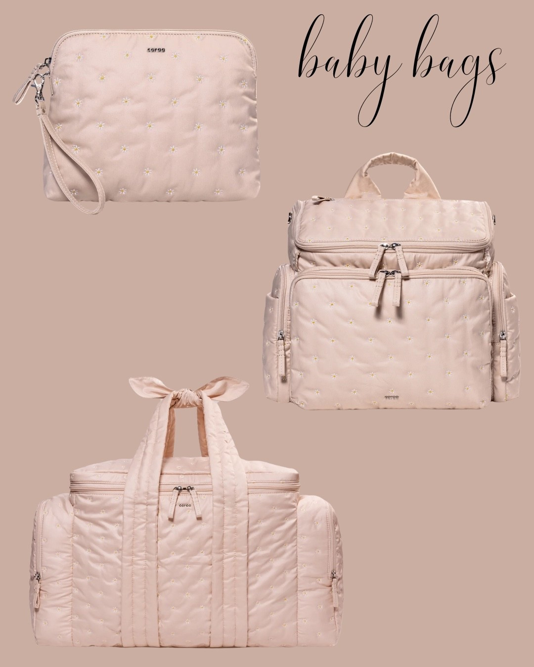 What I’m buying for baby Hall! Perfect baby bags from Caraa!

#LTKKids