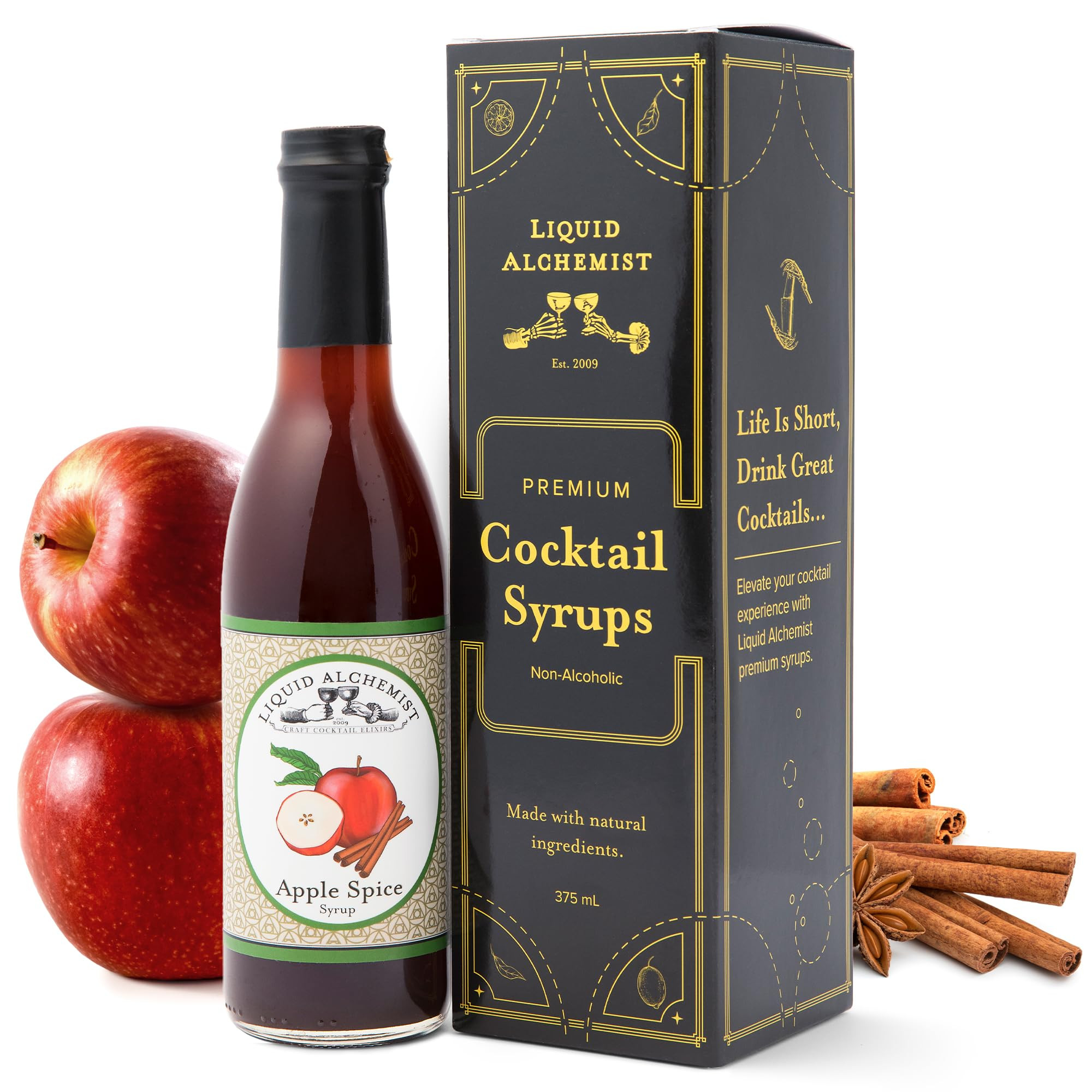 Liquid Alchemist Apple Spice Syrup for Cocktails - Real Ingredients Make our Apple Syrup for Drin... | Amazon (US)