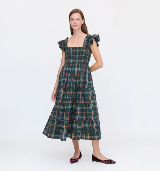 The Ellie Nap Dress - Juniper Tartan | Hill House Home US