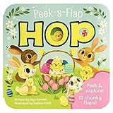 Peek-a-Flap Hop - Children's Lift-a-Flap Board Book Gift for Easter Basket Stuffers, Ages 2-6 (Peek- | Amazon (US)