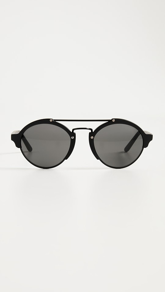 Illesteva Milan II Matte Black Sunglasses | SHOPBOP | Shopbop