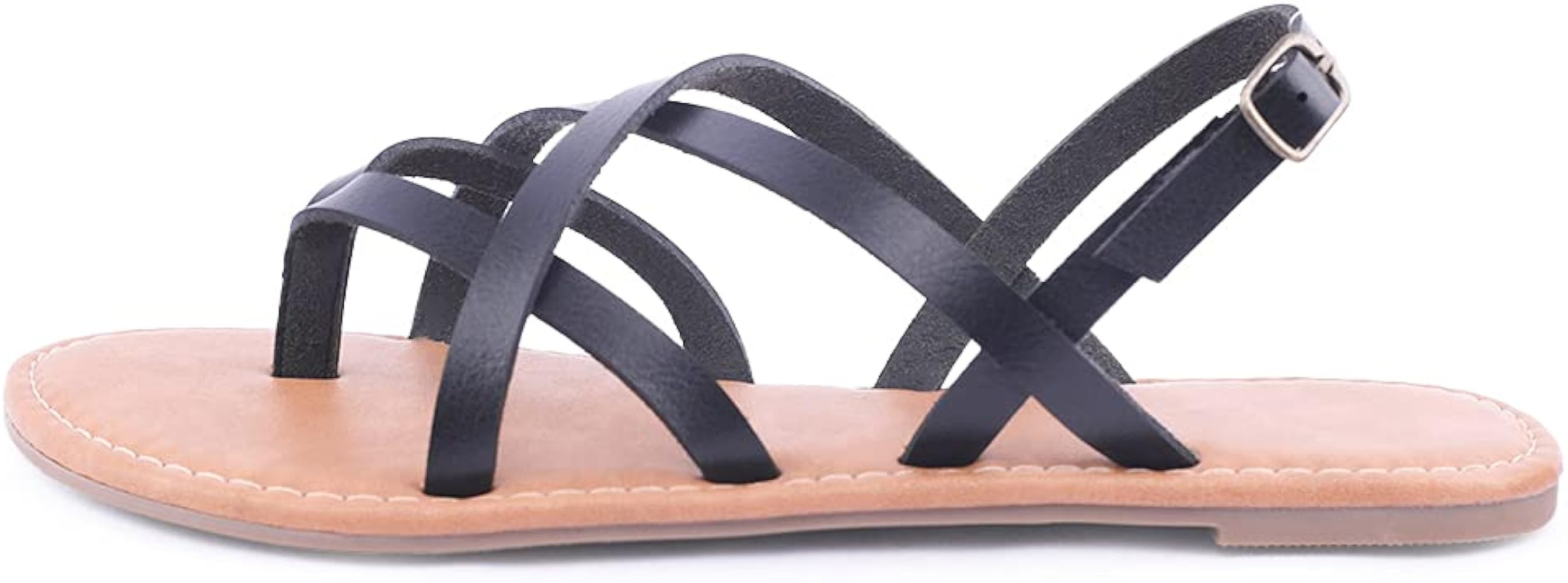 Women's Gladiator Flat Sandals Fisherman Strappy Sandals Ankle Strap Sandals | Amazon (US)