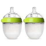 Comotomo Baby Bottle, Green, 5 Ounce (2 Count) | Amazon (US)