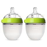 Comotomo Baby Bottle, Green, 5 Ounce (2 Count) | Amazon (US)