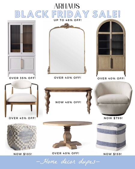 FYI Arhaus is having an amazing Black Friday sale!! Now get almost 50% OFF!!! That’s like outlet pricing! 🤯🙌🏻

Linked some excellent deals on cabinets, chairs, tables and more! Click the links to see more picks 🤍

#LTKsalealert #LTKCyberweek #LTKhome