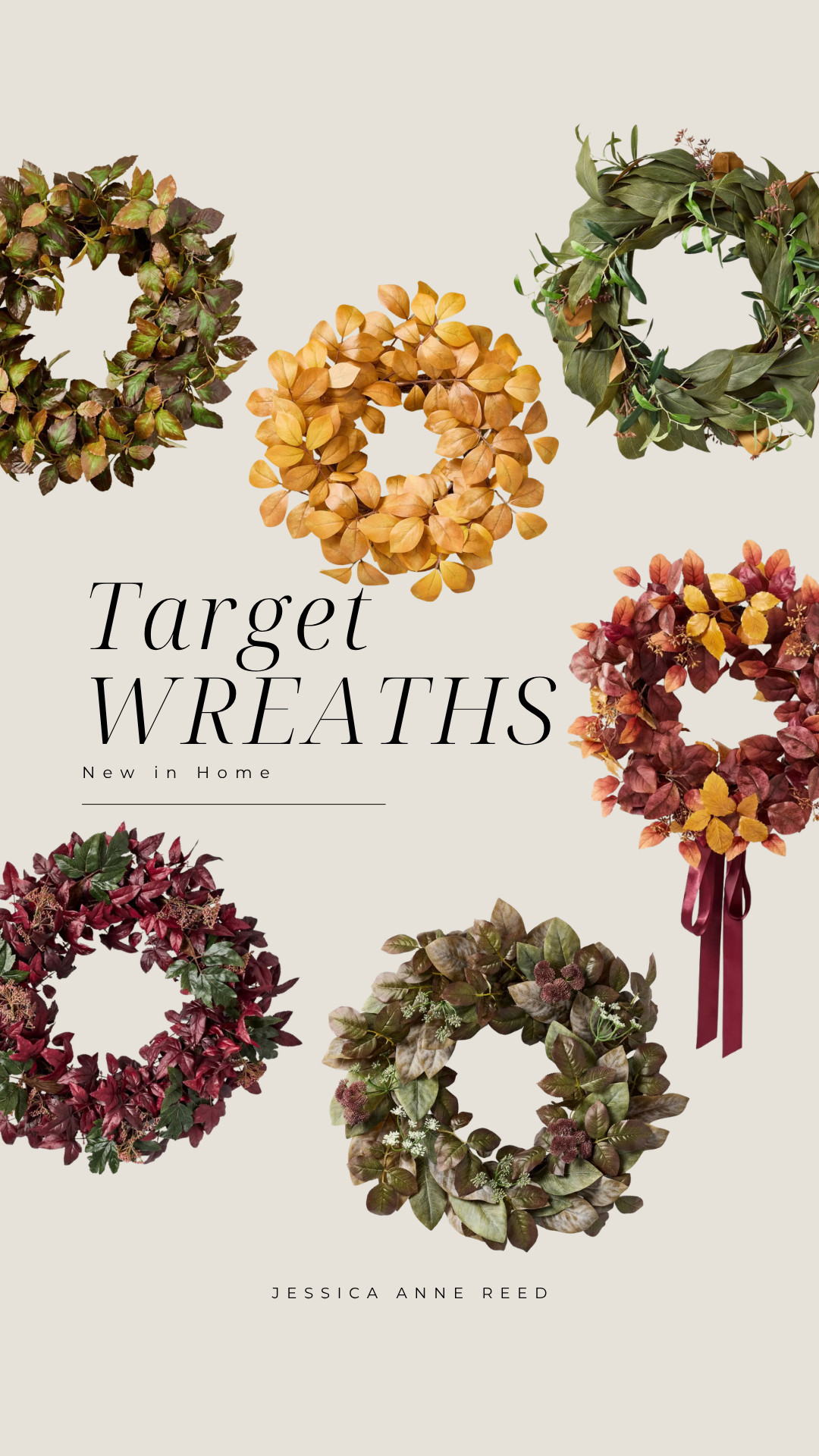 A beautiful wreath is one of my favorite ways to transition into fall. 🤎 Target has a few timeless favorites that would look gorgeous from late summer all the way through Thanksgiving. 🍂✨ #targethome #target #targetstyle 

 #LTKSeasonal #LTKHome
