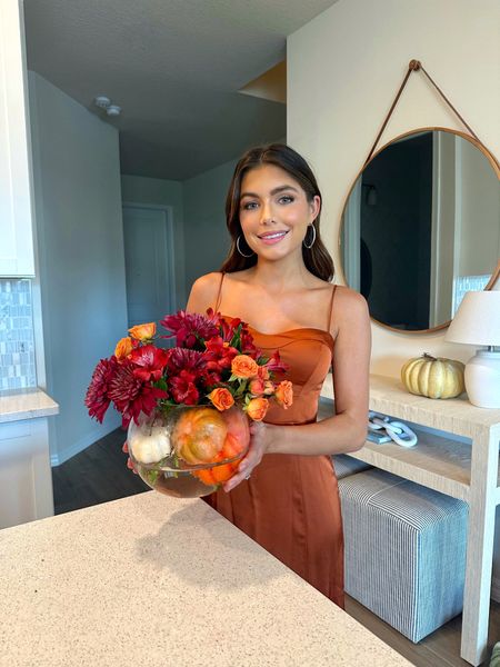 Thanksgiving centerpiece & outfit idea! This dress is abercrombie from last year so its sadly sold out :( linking similar! 

#LTKHoliday #LTKSeasonal #LTKstyletip