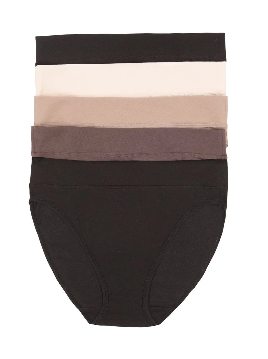 Pima Cotton Hi-Cut Underwear 5-Pack | Felina Intimates