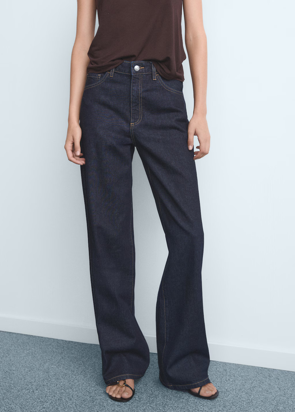 Danila wide leg high-rise jeans | Mango (US/MX/AU)