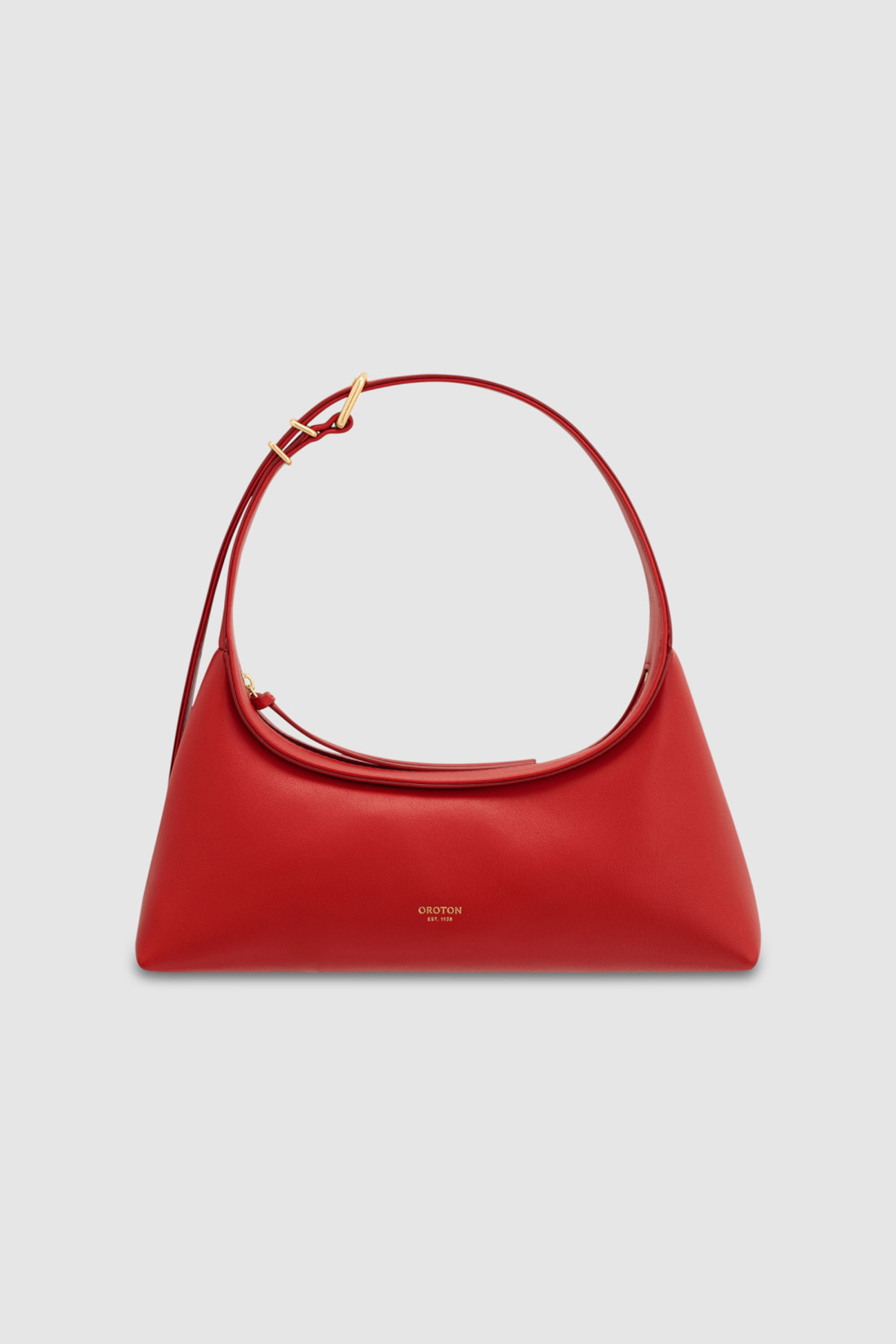 Cinder Mini Baguette - Dark Poppy | Oroton | Oroton