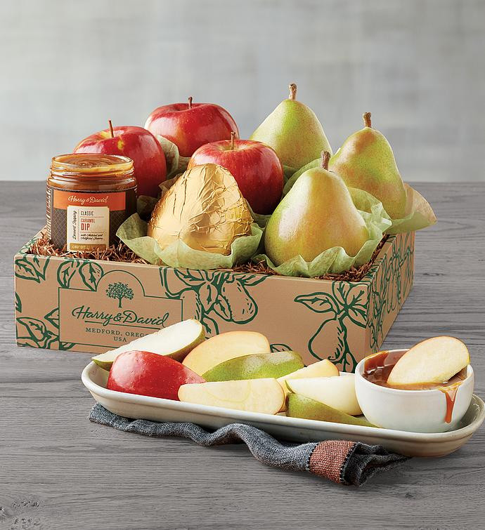 Pears, Apples, and Caramel Sauce | Harry & David