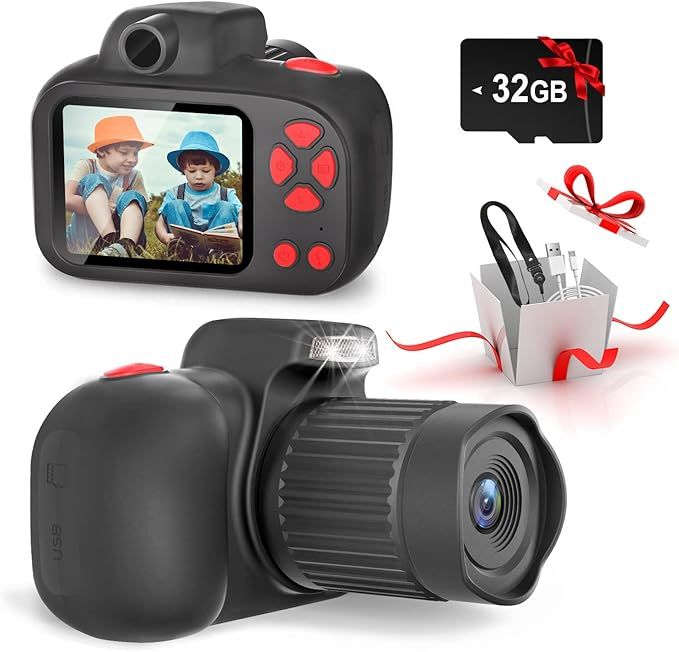 Temodu Kids Camera, Best Birthday Festival Toys Gifts for Girls Boys Age 3 4 5 6 7 8 9 10 11 12 Y... | Amazon (US)