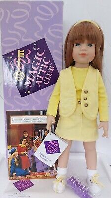 Magic Attic Club MEGAN DOLL 17" Box Key Book Brush + More Red Hair Yellow Outfit  | eBay | eBay US