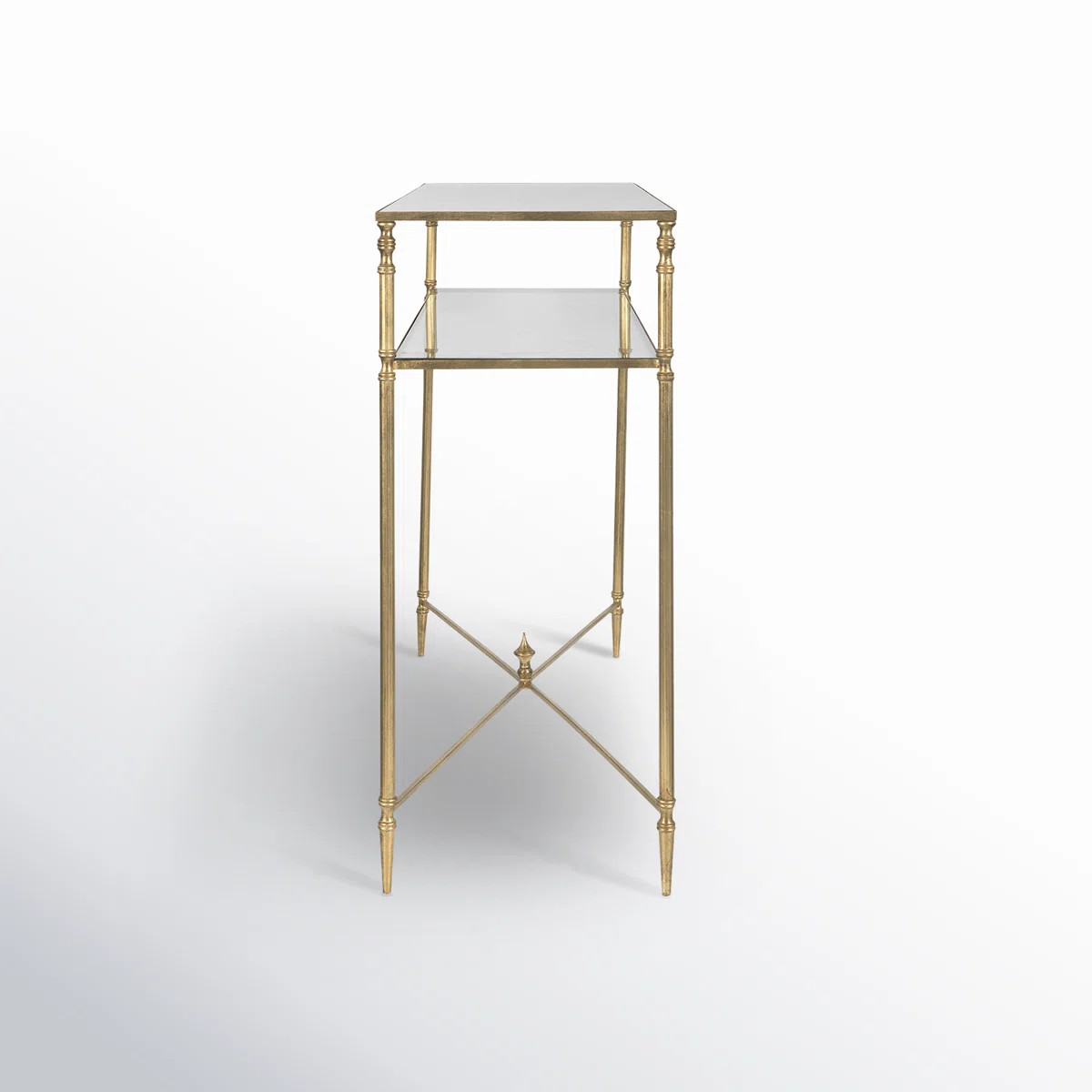 Allenhurst 45'' Glass Top Console Table | Wayfair North America