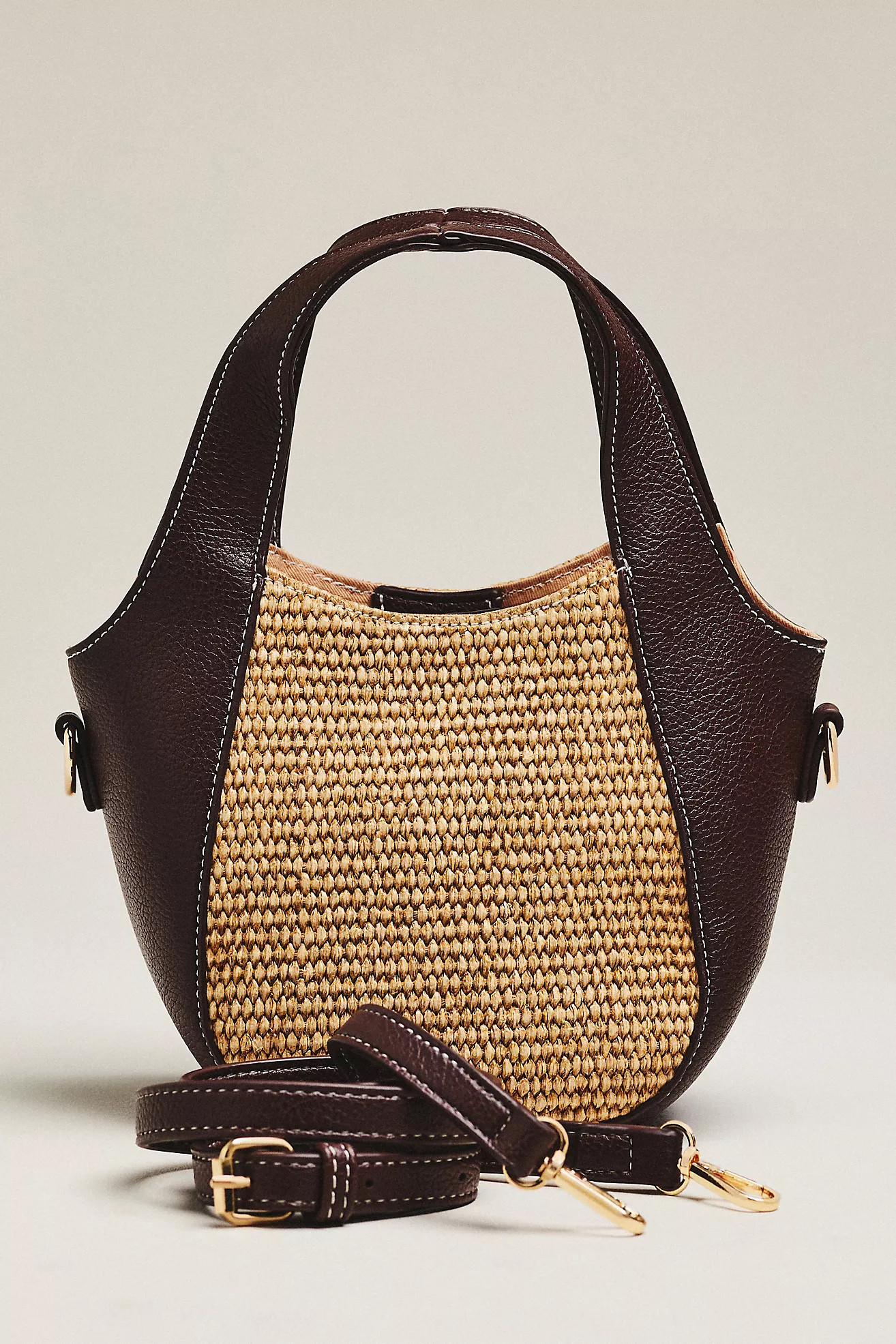 The Sonia Mini Slouchy Tote Bag: Raffia Edition | Anthropologie (US)