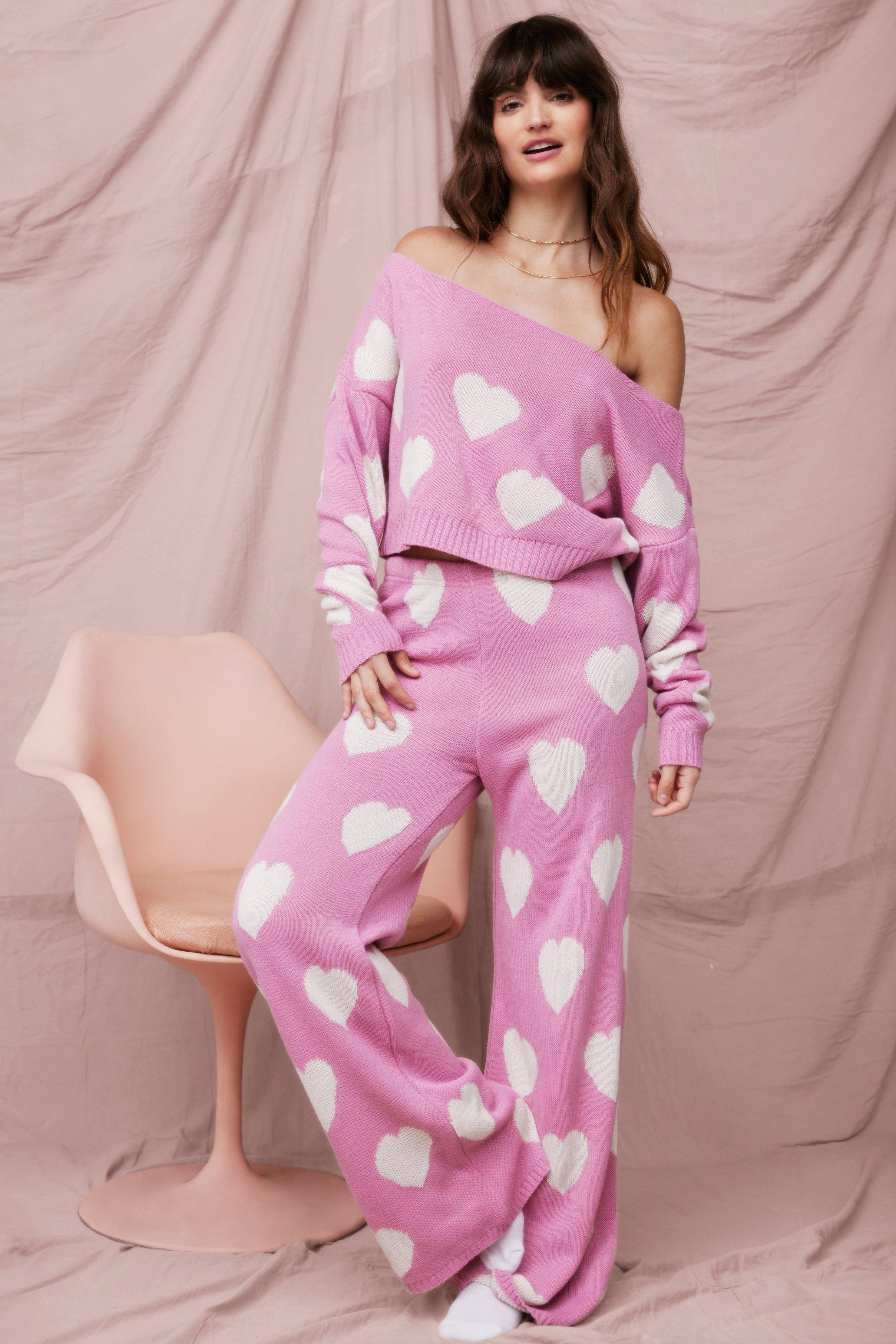 Womens You've Got the Love Sweater and Pants Lounge Set - Pink | NastyGal (US & CA)