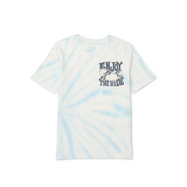 365 Kids from Garanimals Boys Mix and Match Tie Dye Tee with Short Sleeves, Sizes 4-10 | Walmart (US)