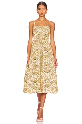 Rhode Katrina Dress in Garden Of Dream Golden Floral from Revolve.com | Revolve Clothing (Global)