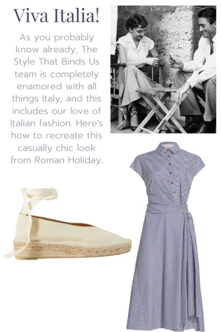 Looking for a casual chic look Audrey Hepburn would’ve worn? Here’s an outfit idea perfect for this spring & summer! #springdress #casual #chic #casualchic #audreyhepburn #timeless 

#LTKstyletip #LTKunder100 #LTKSeasonal