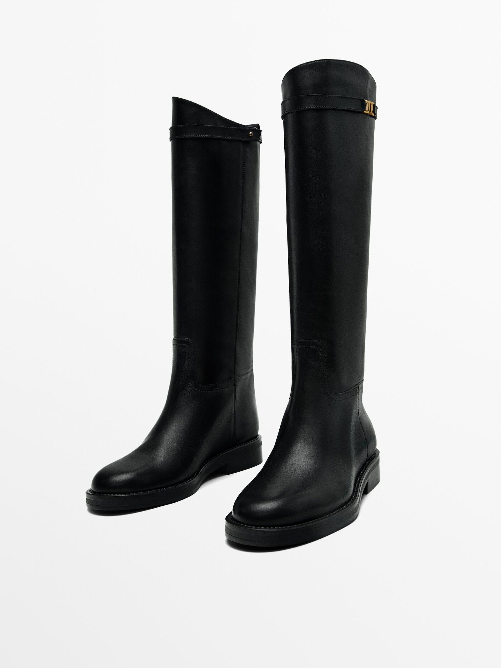 Riding-style boots | Massimo Dutti (US)