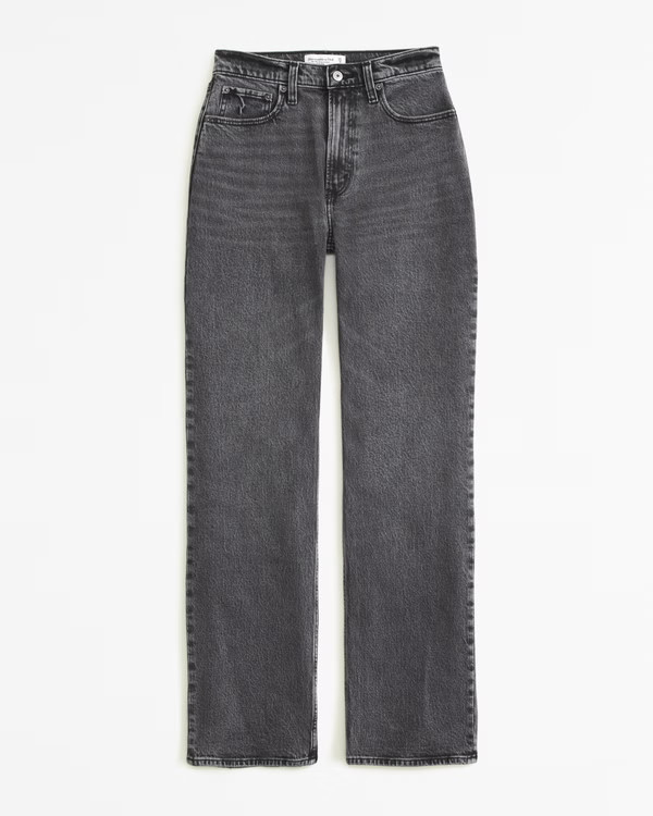 Curve Love High Rise 90s Relaxed Jean | Abercrombie & Fitch (US)