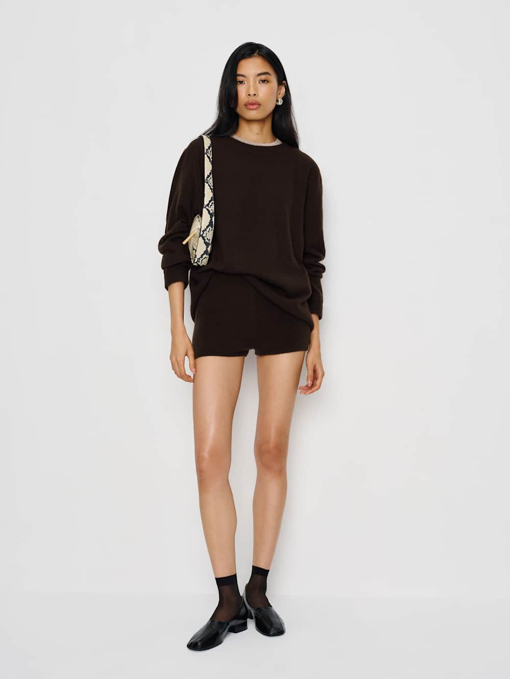 Effie Cashmere Micro Short | Reformation (Global)