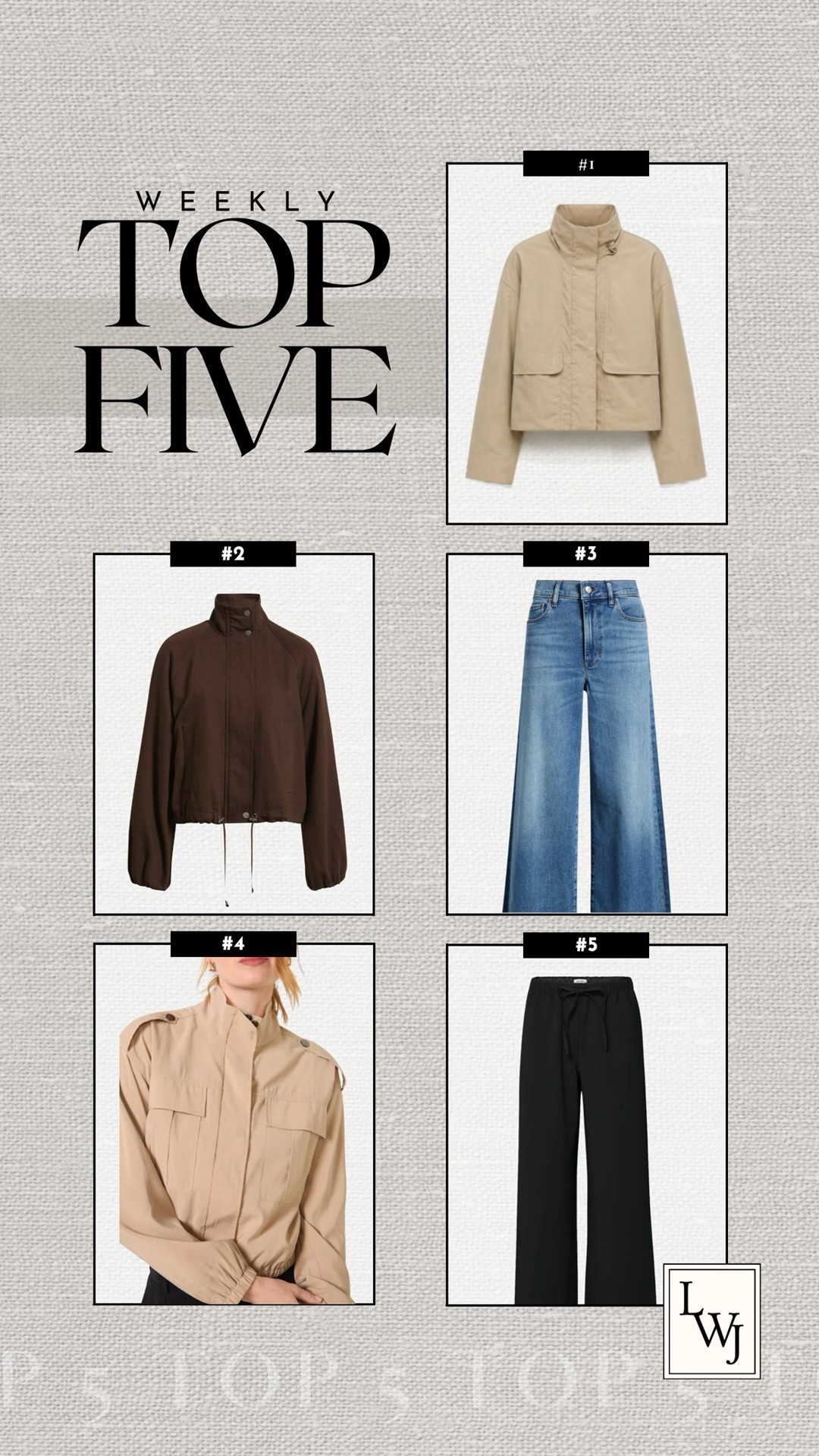 this week's bestsellers: 

1. lululemon always effortless jacket 
2. rails blake jacket in brown 
3. frame le slim palazzo jeans 
4. evereve jacket 
5. aritzia lodge pants 

fall staples / fall style / casual style / style over 30

#LTKSeasonal