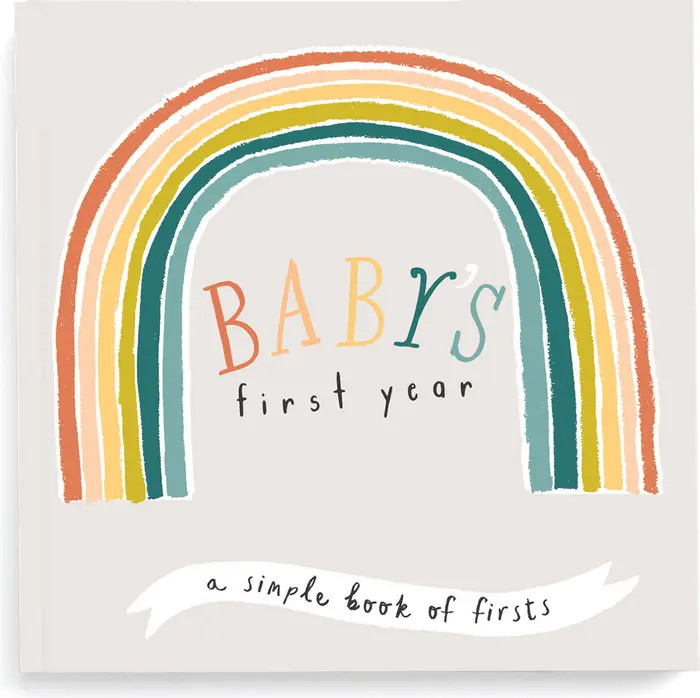 'Baby's First Year' Little Rainbow Memory Book | Nordstrom