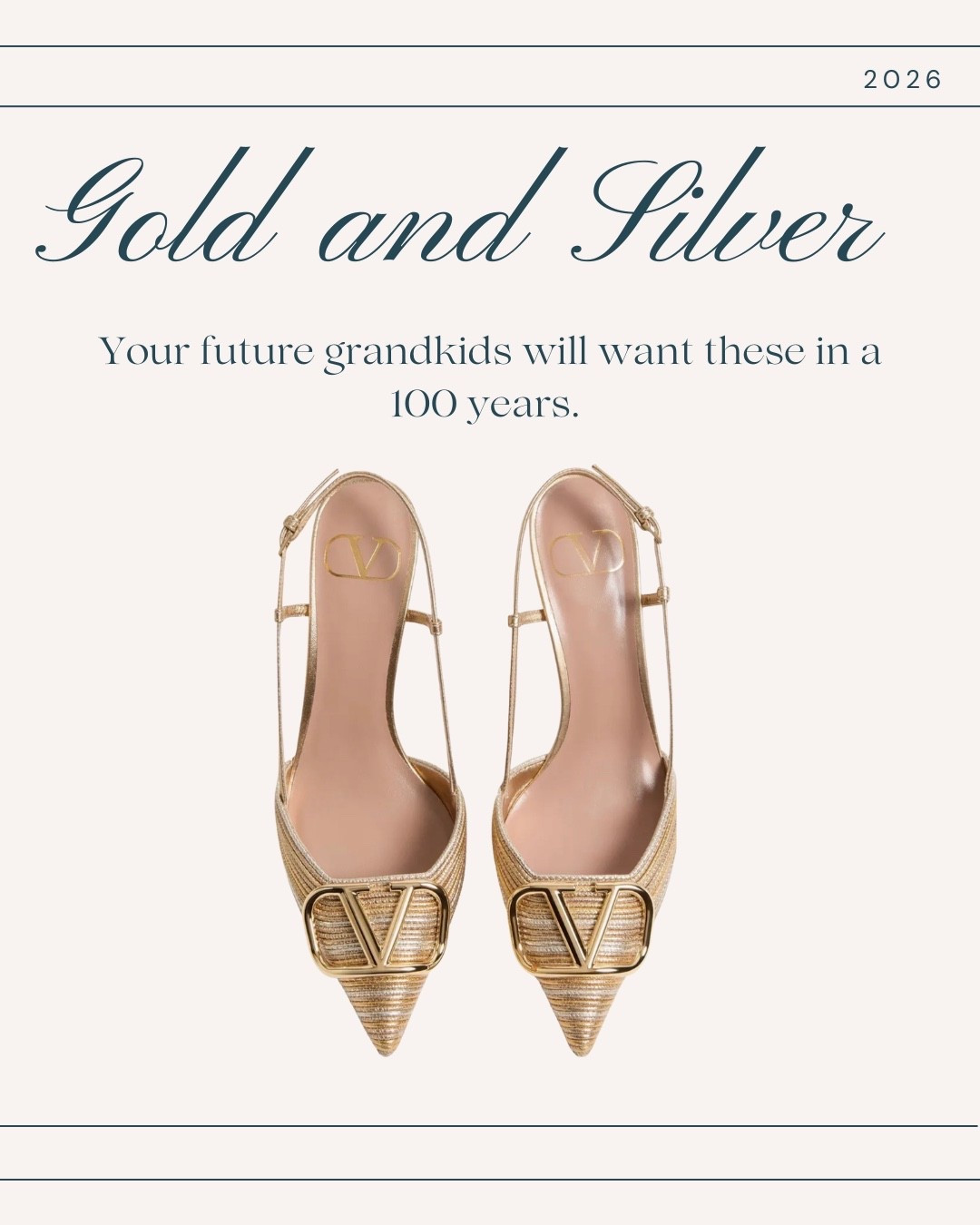 Dazzle your toes in gold and silver! These heels will add a sparkle to any dress. s

#LTKOver40 #LTKMidsize