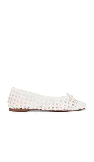 Marjorie Flat in White | Revolve Clothing (Global)