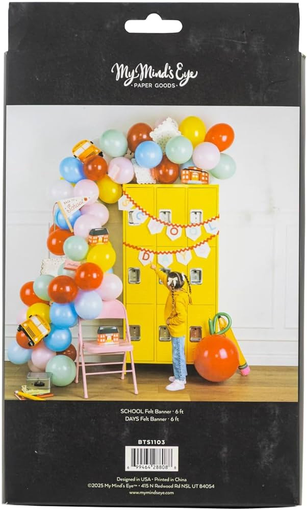 School Days Felt Banner | Amazon (US)