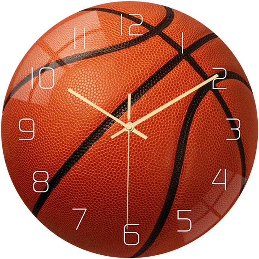 Back to School Supplies Basketball Football Soccer Golf Baseball Tennis Wall Clock Bedroom Living... | Amazon (US)