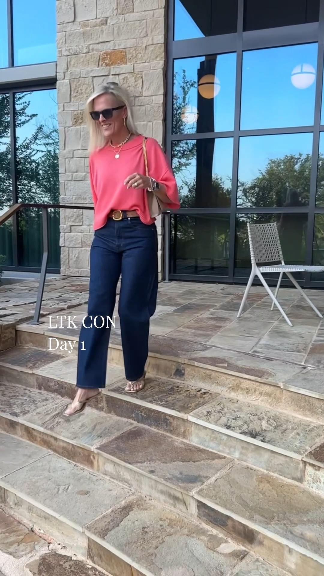 LTK Conference. Got here a little early to meet up with friends for dinner before the conference starts 

Took my trusty luggage duo of course 

SIZING 
Paige denim khaki pants - TTS
White button up - TTS
Dark denim - balloon pant TTS 
Can still get 20% off through tonight with code LTK20
Cashmere sweater – I sized up one size to a medium

#LTKOver40 #LTKTravel #LTKxMadewell