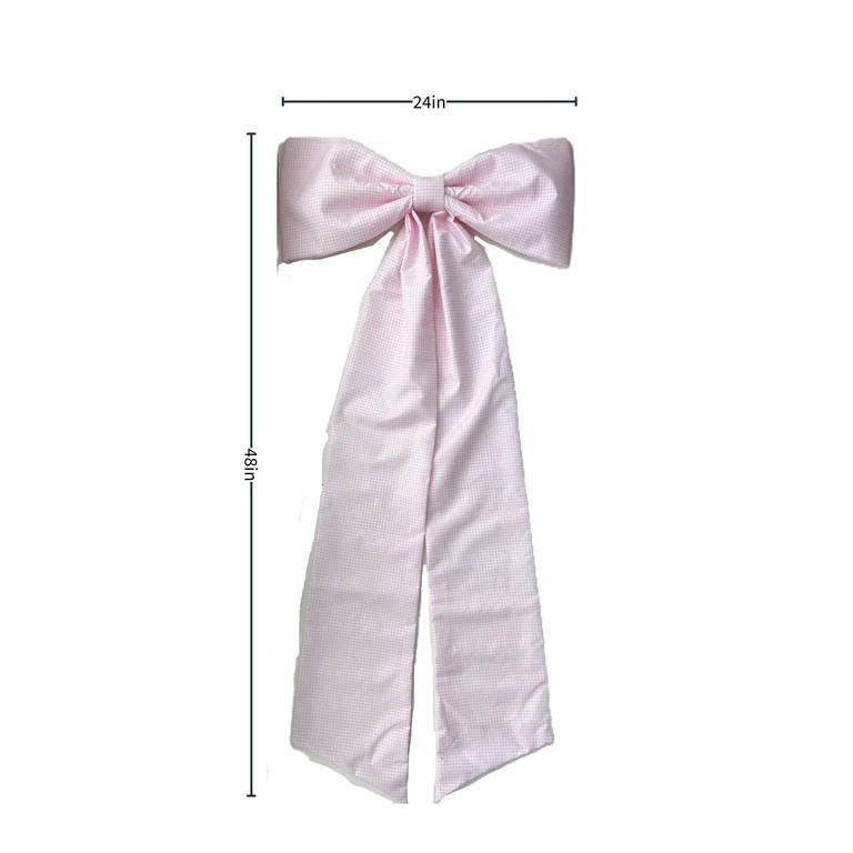 Oversized Gingham Easter Bow, Pink, 24” x 48”, by My Texas House | Walmart (US)